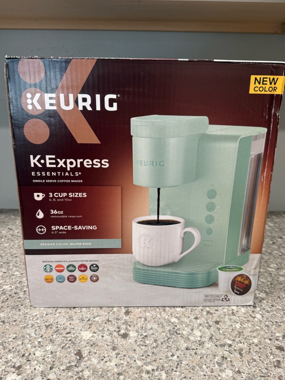 Keurig K-Express Essentials Single Serve Coffee Maker - Sage Green